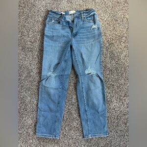 Women’s Universal Thread Light Blue Straight Leg High Rise 90s Slim Jeans NWOT